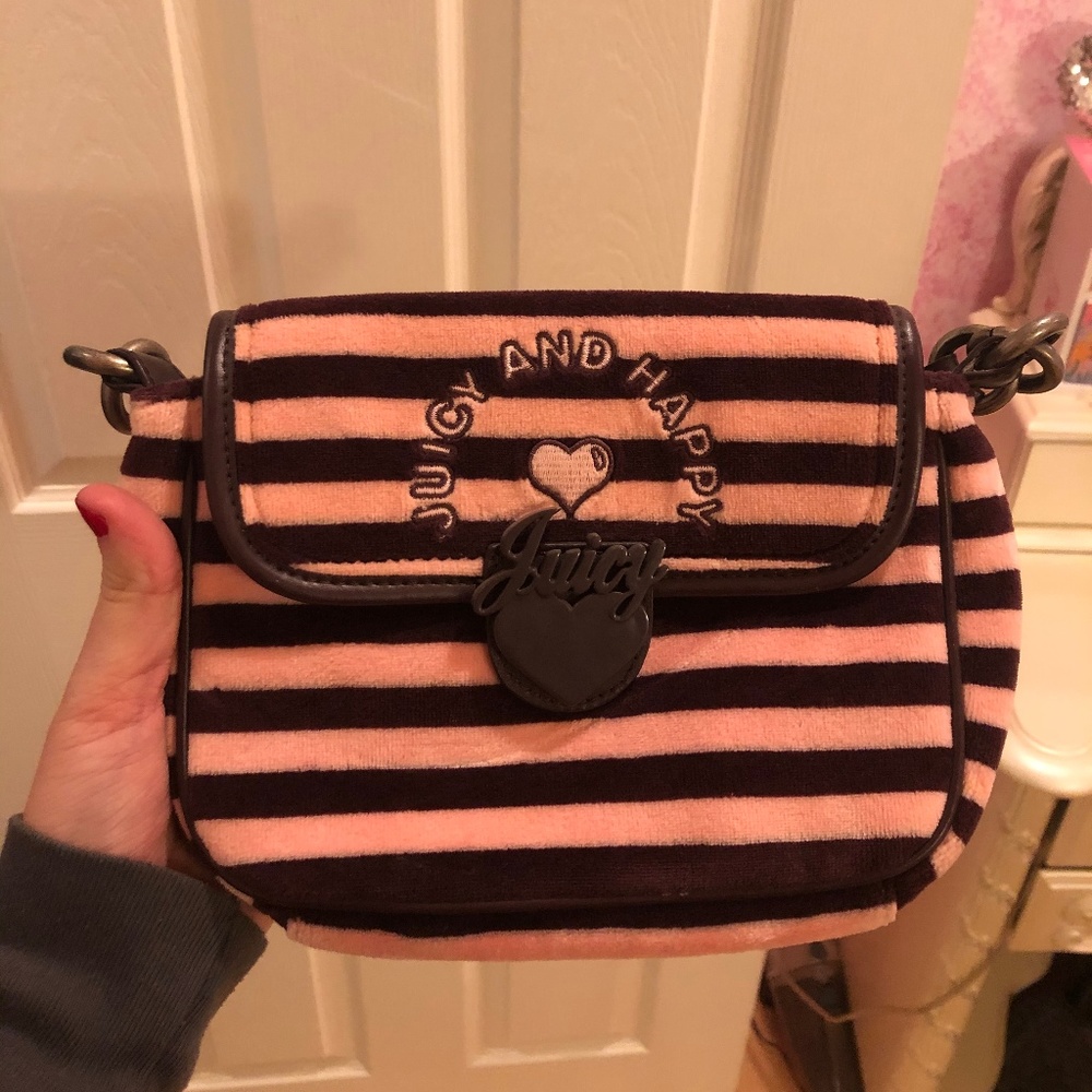 Authentic Mini Juicy Couture Velvet Purse